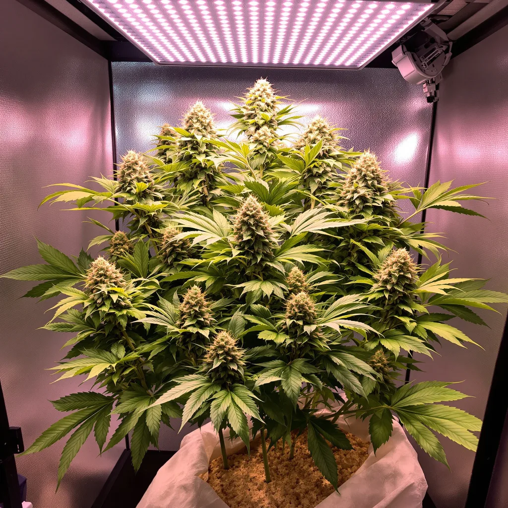 Plante de cannabis G13 en floraison — 90-130 cm féminisée