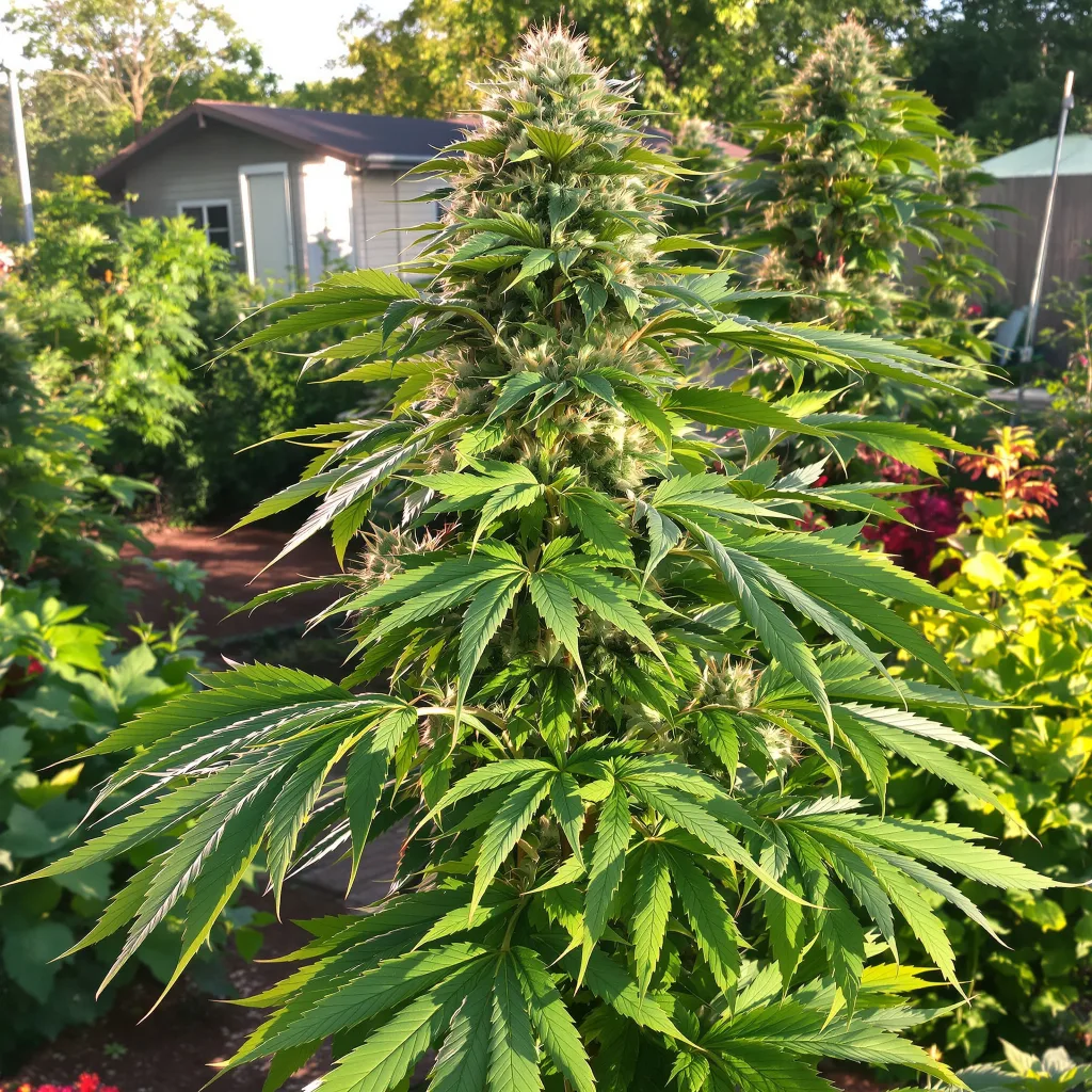 G13 Widow 65% indica / 35% sativa — fleur avec trichomes visibles