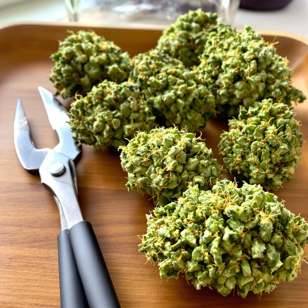 Galactic Jack 20% indica / 80% sativa — fleur avec trichomes visibles