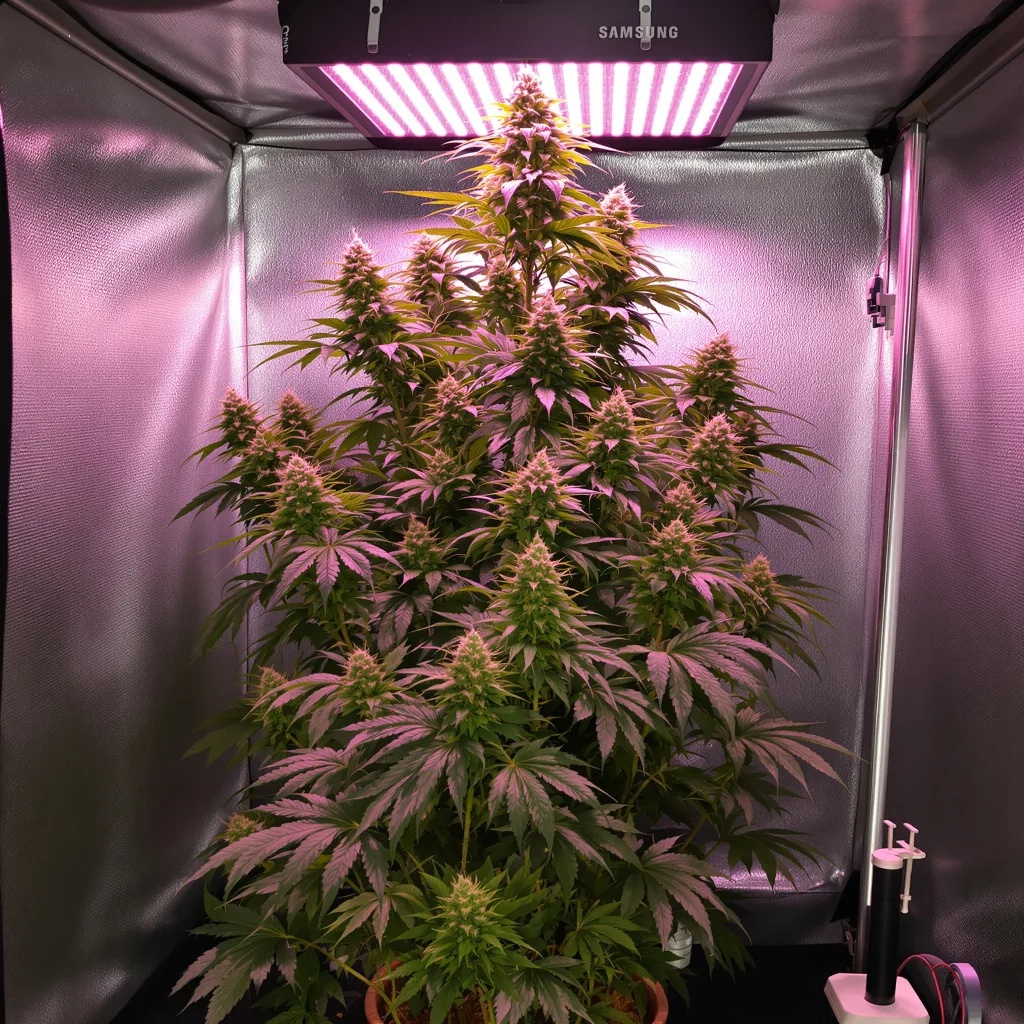 Plante de cannabis Galactic Jack en floraison — 150-200 cm féminisée