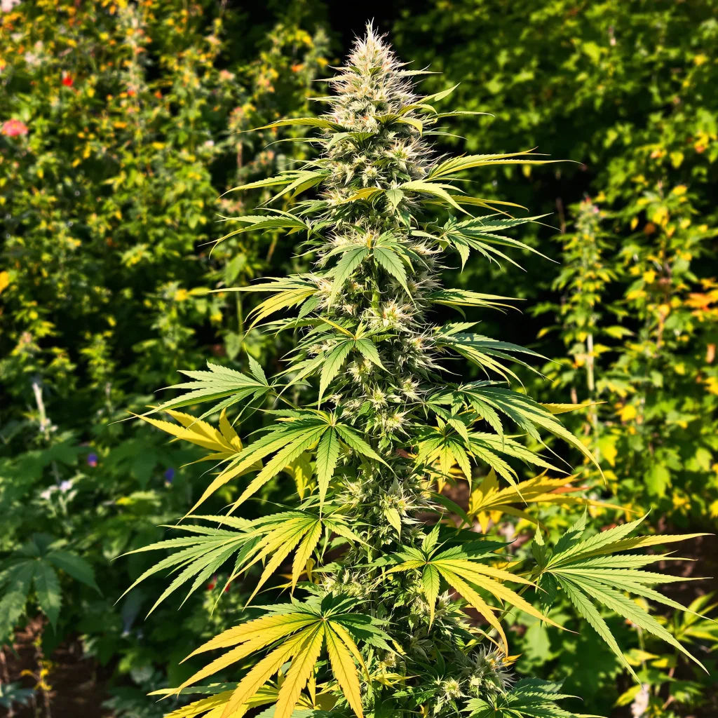 Galactic Jack 20% indica / 80% sativa — fleur avec trichomes visibles