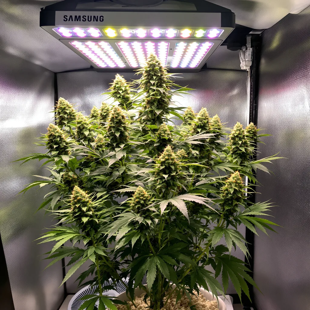 Plante de cannabis Game Changer en floraison — 120-180 cm féminisée