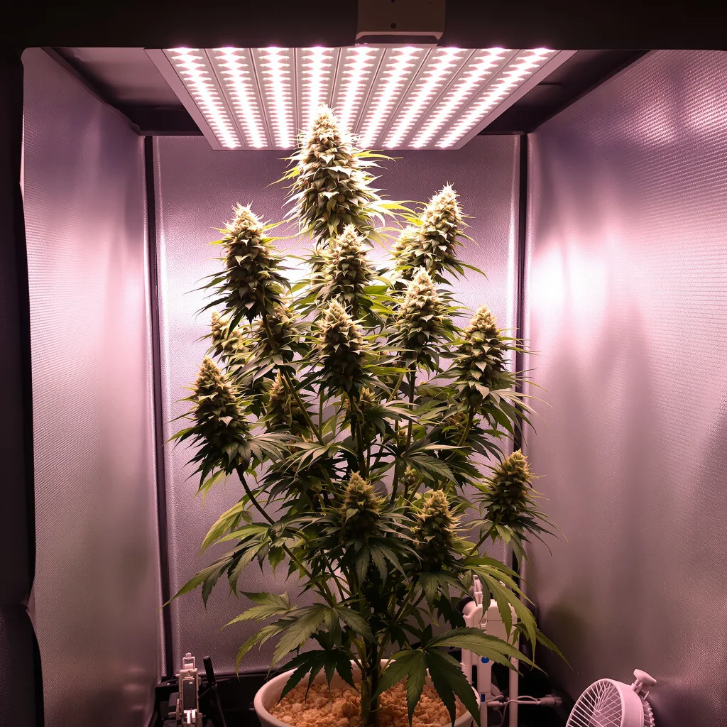Plante de cannabis Garlic Bud en floraison — 120-180 cm féminisée