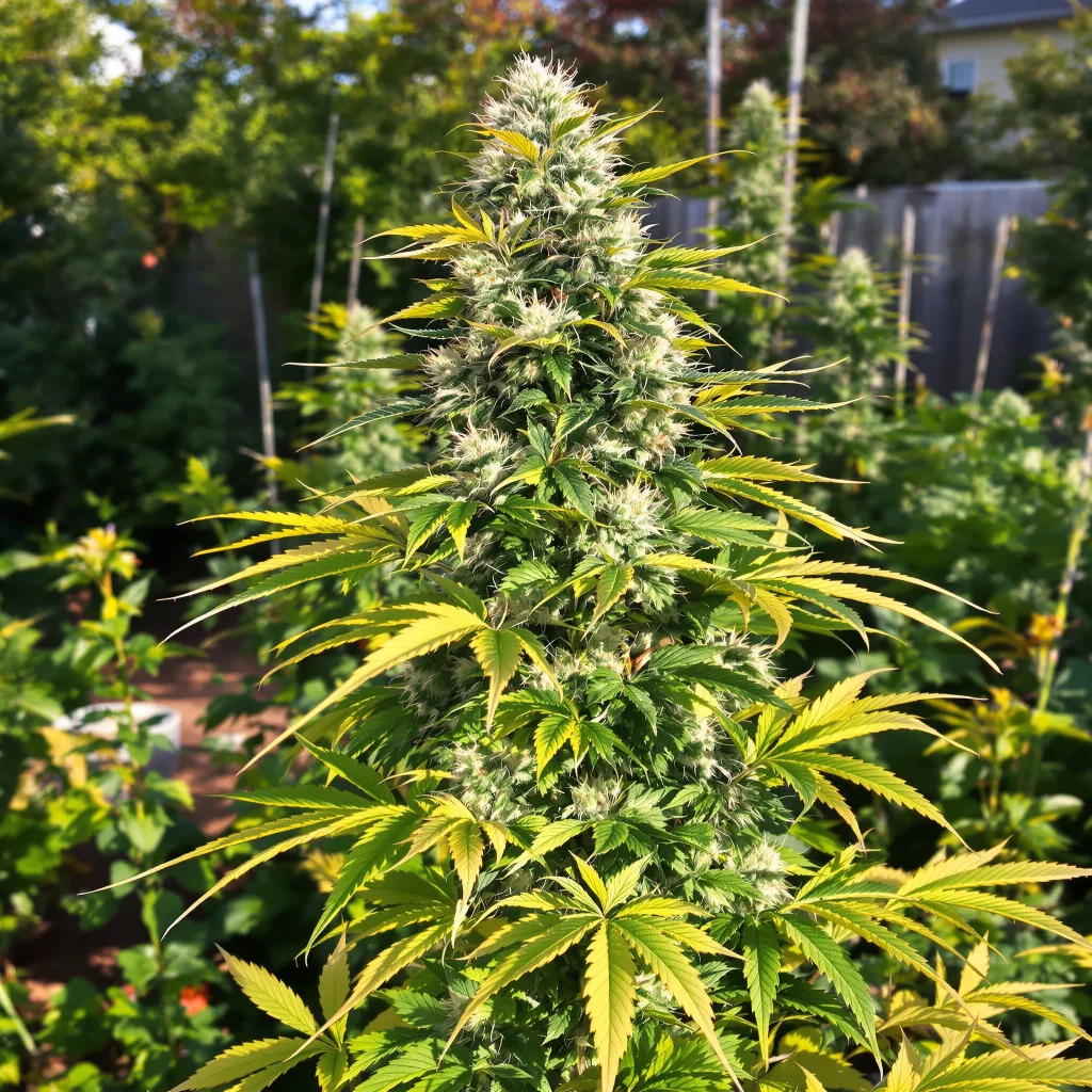 Gatekeeper OG 57% indica / 43% sativa — fleur avec trichomes visibles