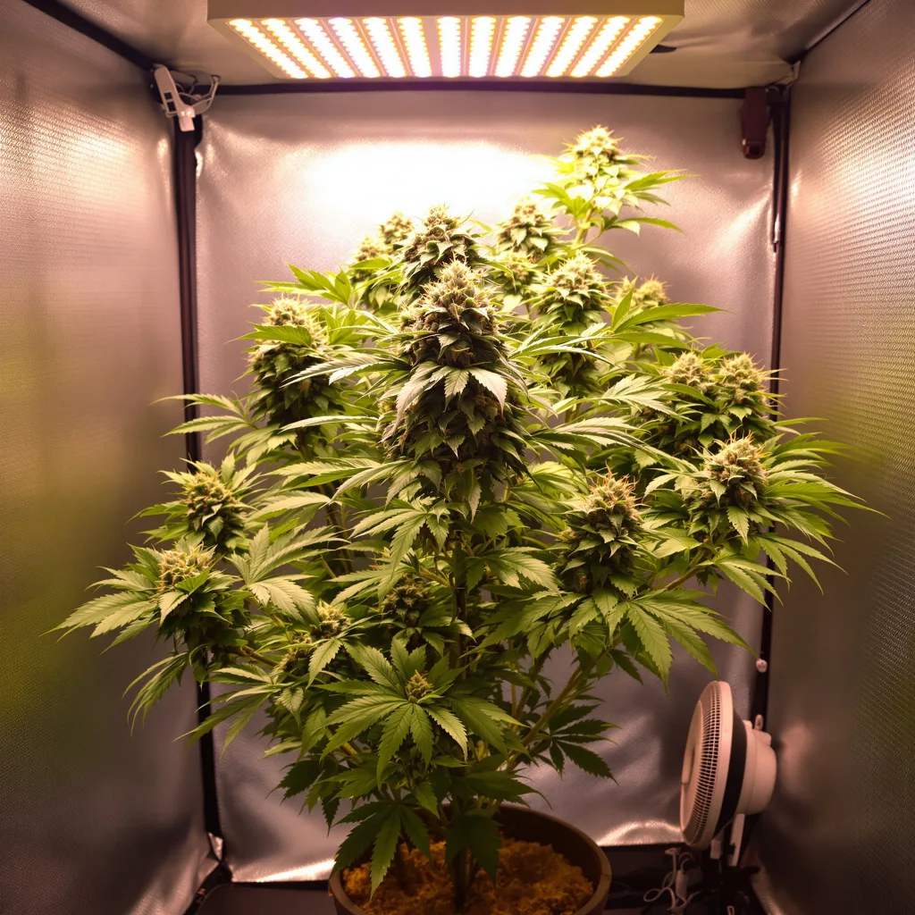 Plante de cannabis Gator Breath en floraison — 90-130 cm féminisée