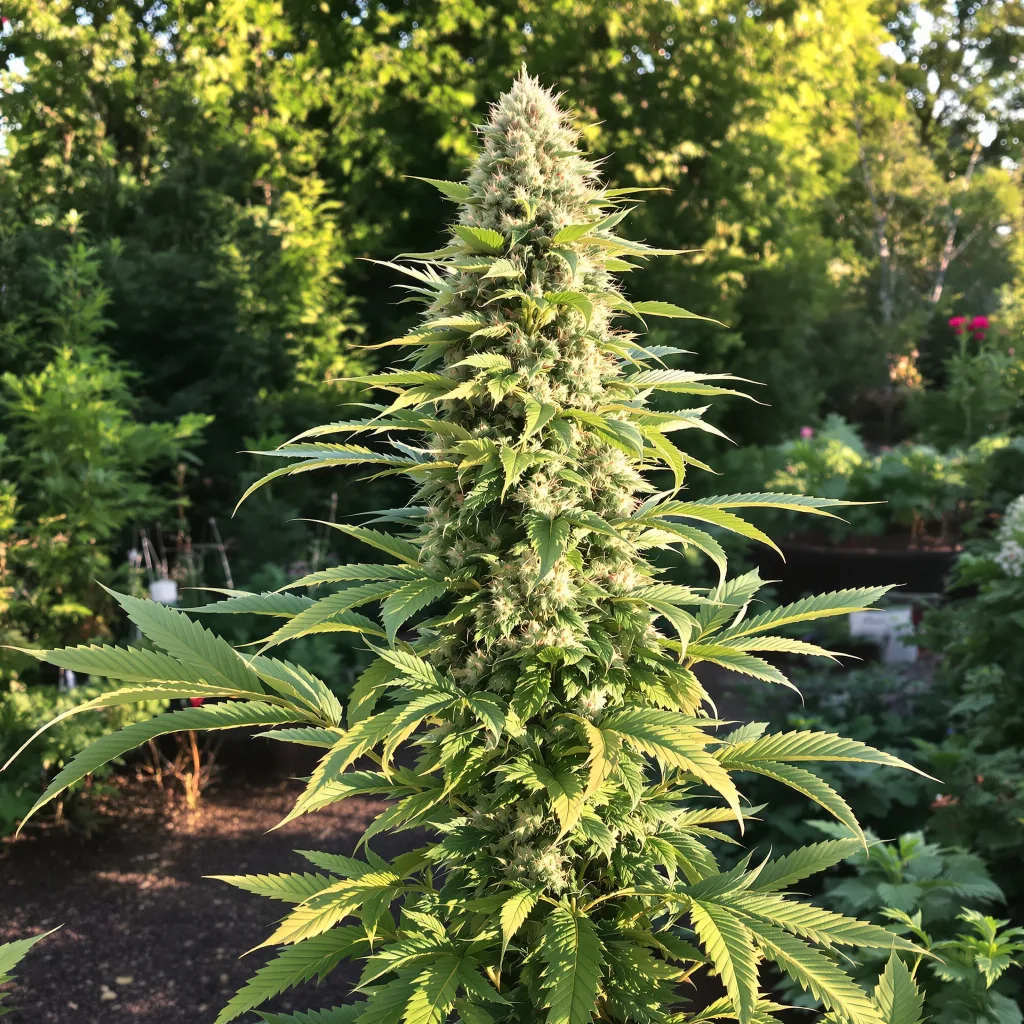 Gelato 38% indica / 62% sativa — fleur avec trichomes visibles