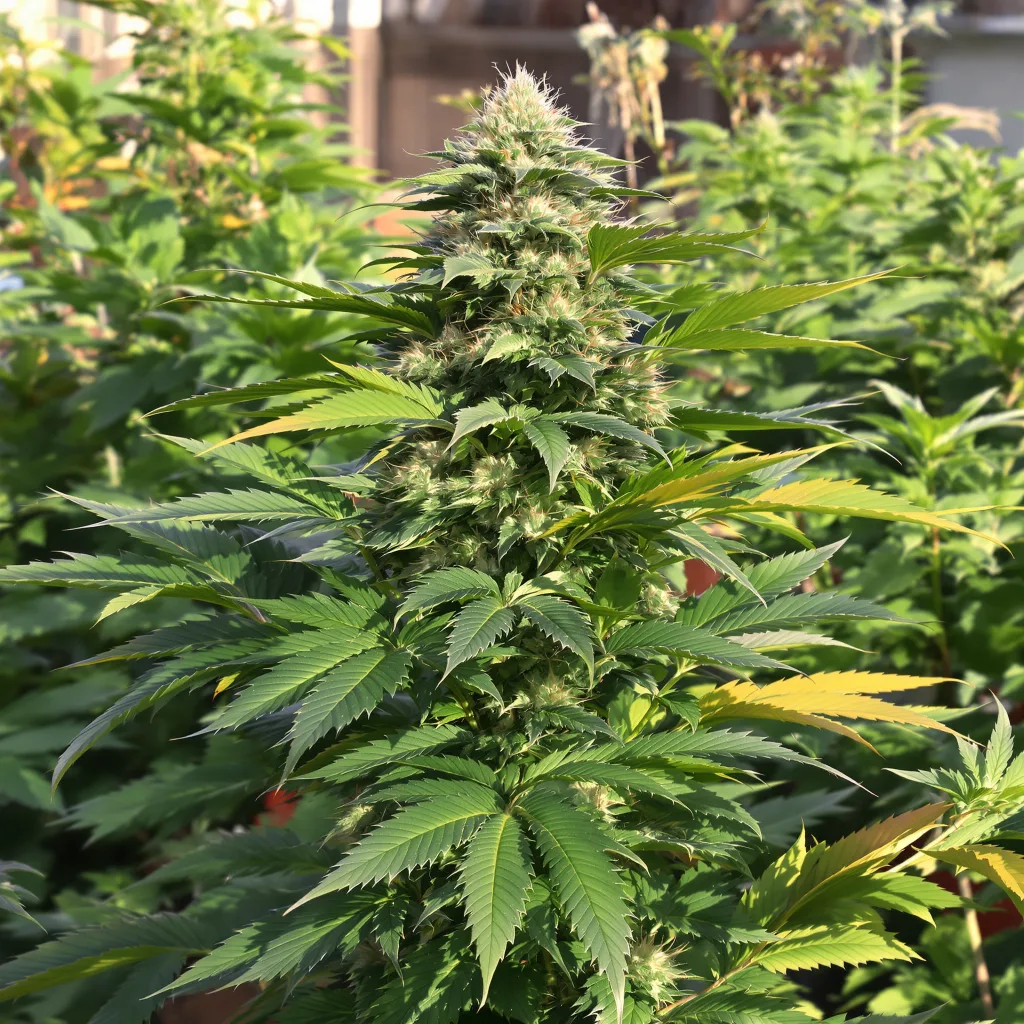 Ghost OG 75% indica / 50% sativa — fleur avec trichomes visibles