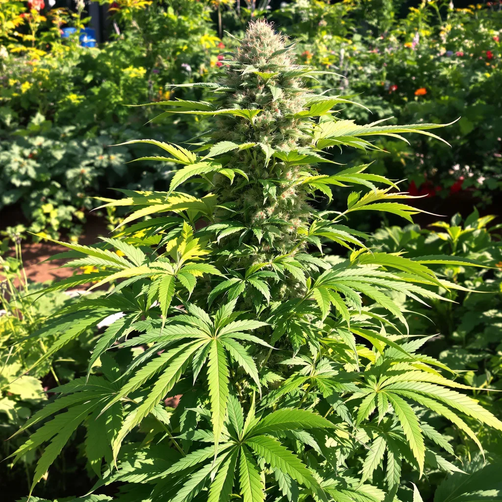Ghost OG 75% indica / 25% sativa — fleur avec trichomes visibles