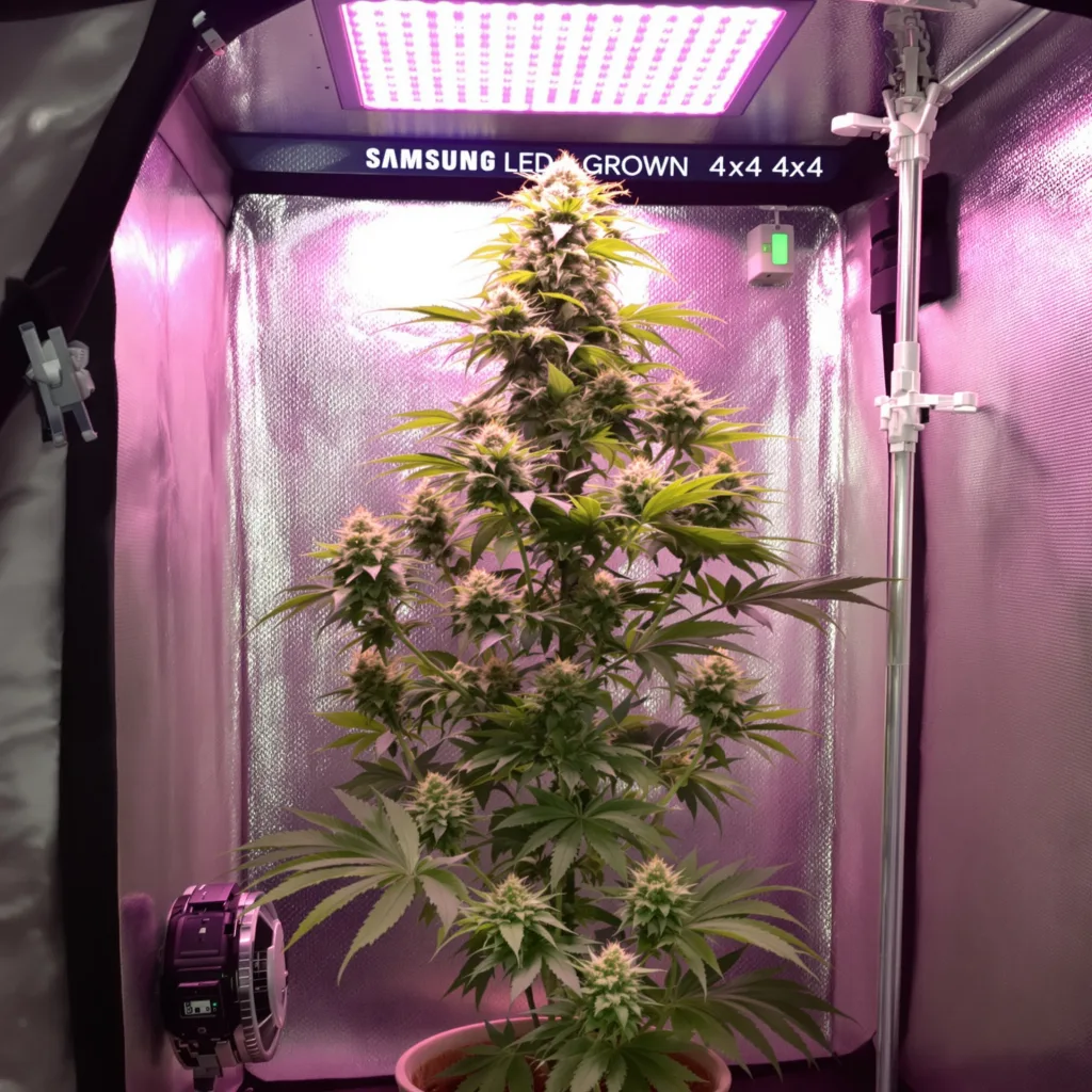 Plante de cannabis Ghost Train Haze en floraison — 60-100 cm autofloraison