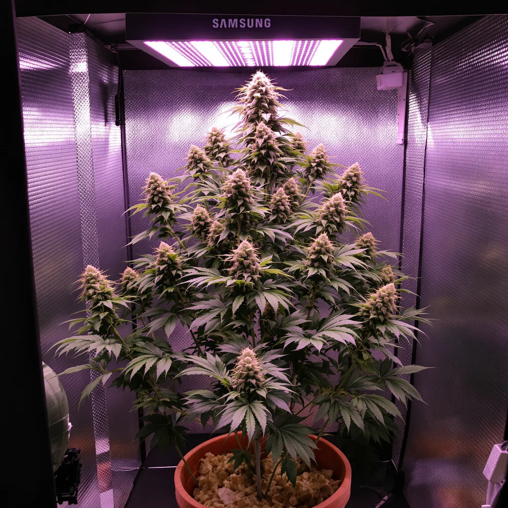 Plante de cannabis Girl Scout Cookies en floraison — 120-180 cm féminisée