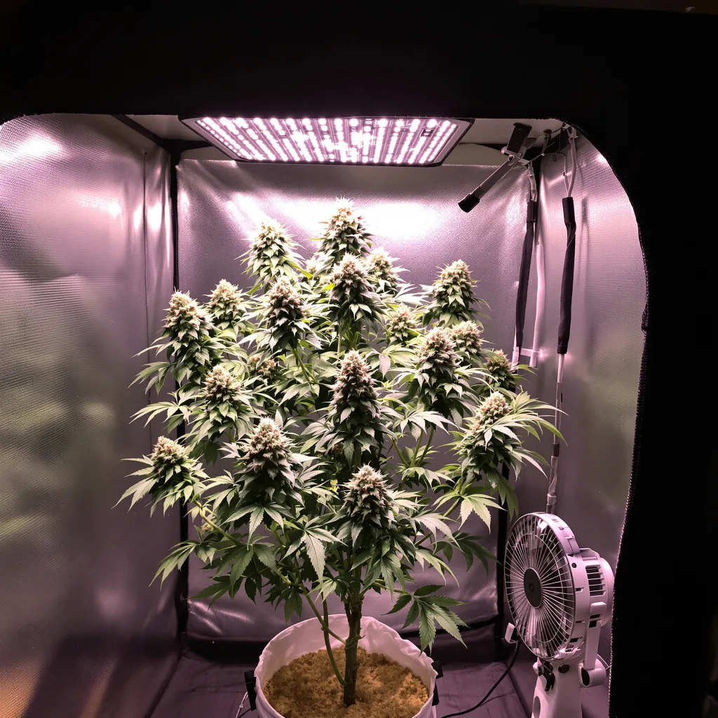 Plante de cannabis Glass Slipper en floraison — 60-100 cm autofloraison