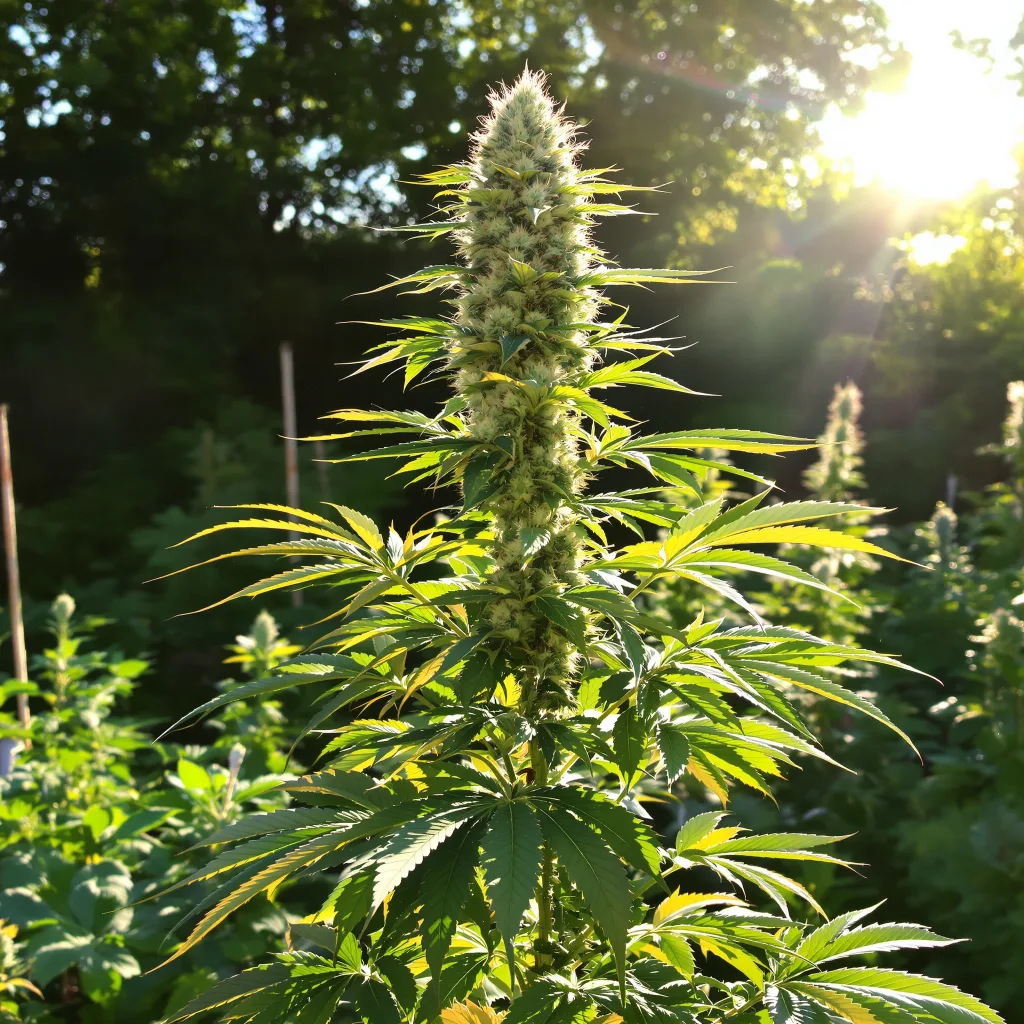 Glass Slipper 50% indica / 65% sativa — fleur avec trichomes visibles