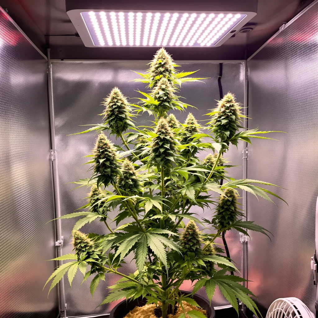 Plante de cannabis Go Time en floraison — 120-180 cm féminisée