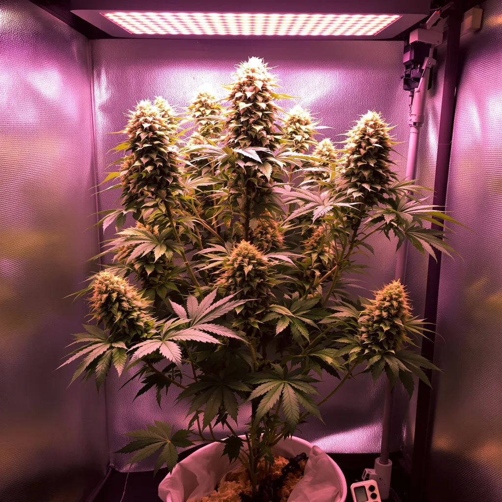 Plante de cannabis G.O.A.T Pack en floraison — 120-180 cm féminisée