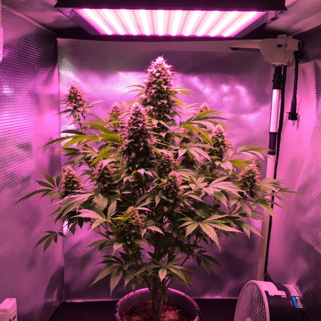 Plante de cannabis Goatlato en floraison — 60-100 cm autofloraison