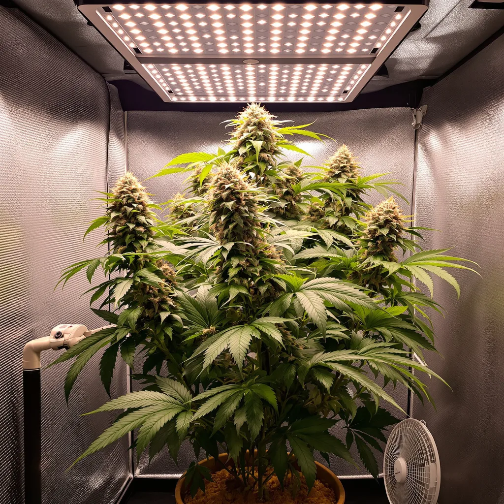 Plante de cannabis Goatlato en floraison — 90-130 cm féminisée