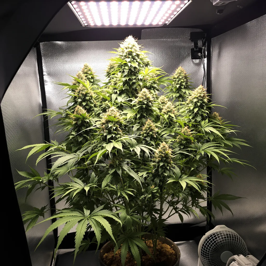 Plante de cannabis Godzilla Cookies en floraison — 120-180 cm féminisée