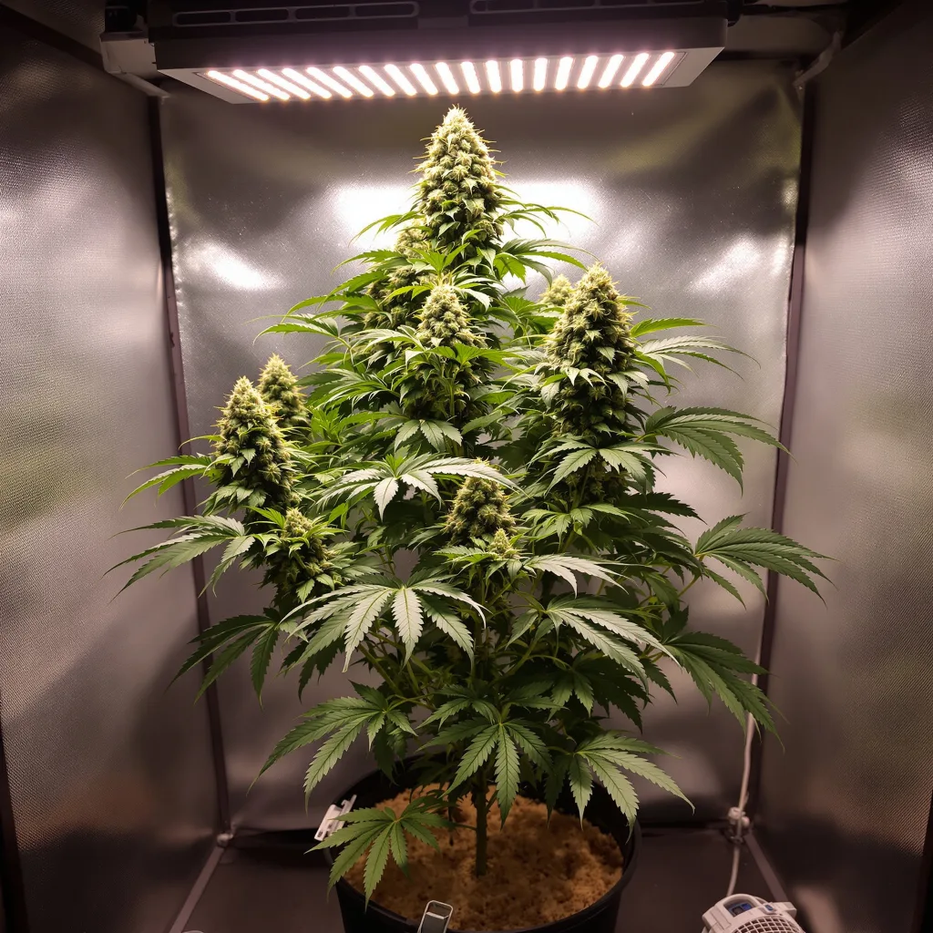 Plante de cannabis Godzilla Glue en floraison — 90-130 cm féminisée