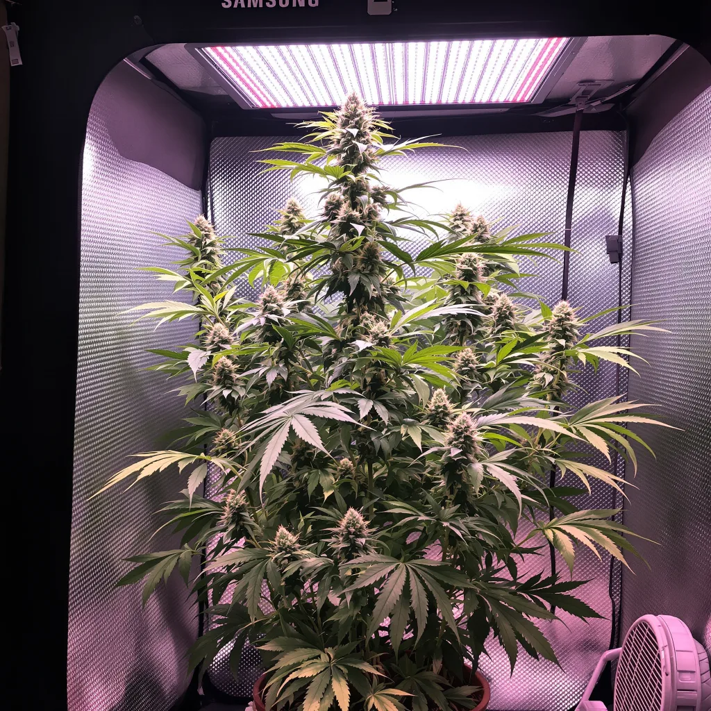 Plante de cannabis Goji OG en floraison — 150-200 cm féminisée