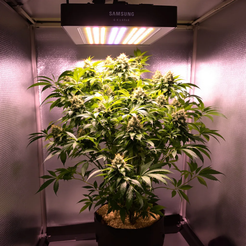 Plante de cannabis Gold Leaf en floraison — 90-130 cm féminisée