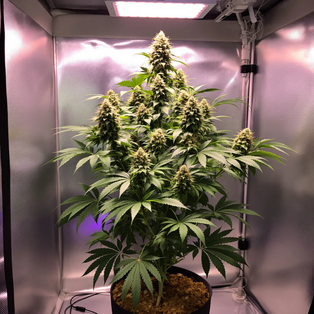 Plante de cannabis Goldberry en floraison — 90-130 cm féminisée