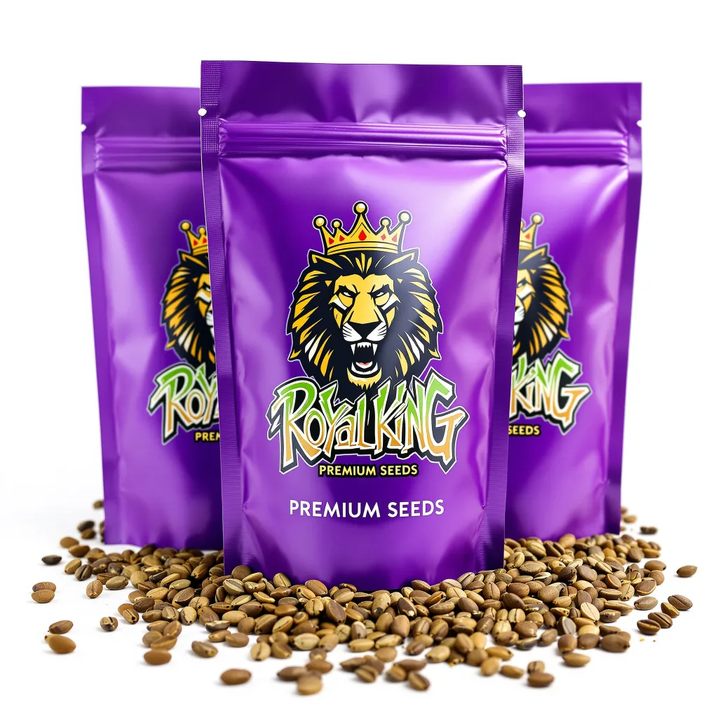Golden Nugget 37% indica / 63% sativa — fleur avec trichomes visibles