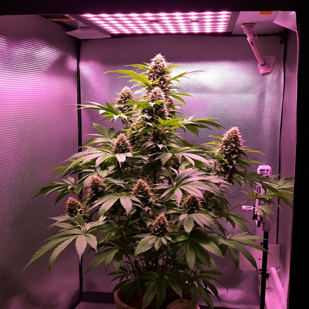 Plante de cannabis Gorilla Biscuit en floraison — 90-130 cm féminisée