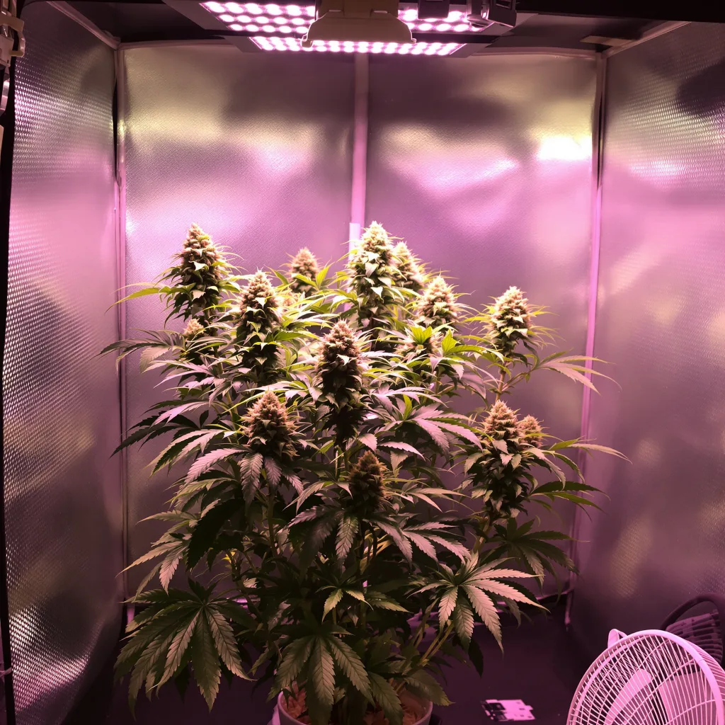 Plante de cannabis Gorilla Cookies en floraison — 60-100 cm autofloraison