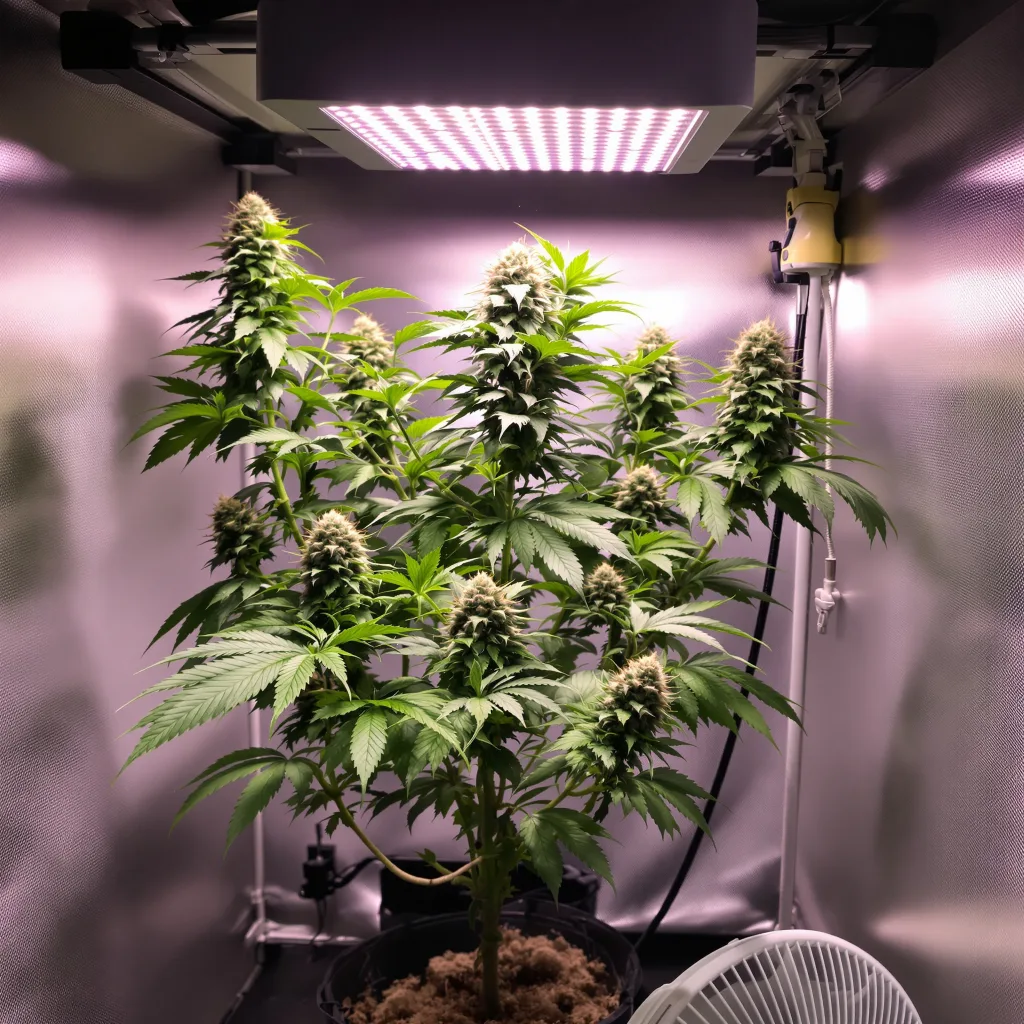 Plante de cannabis Gorilla Cookies en floraison — 90-130 cm féminisée