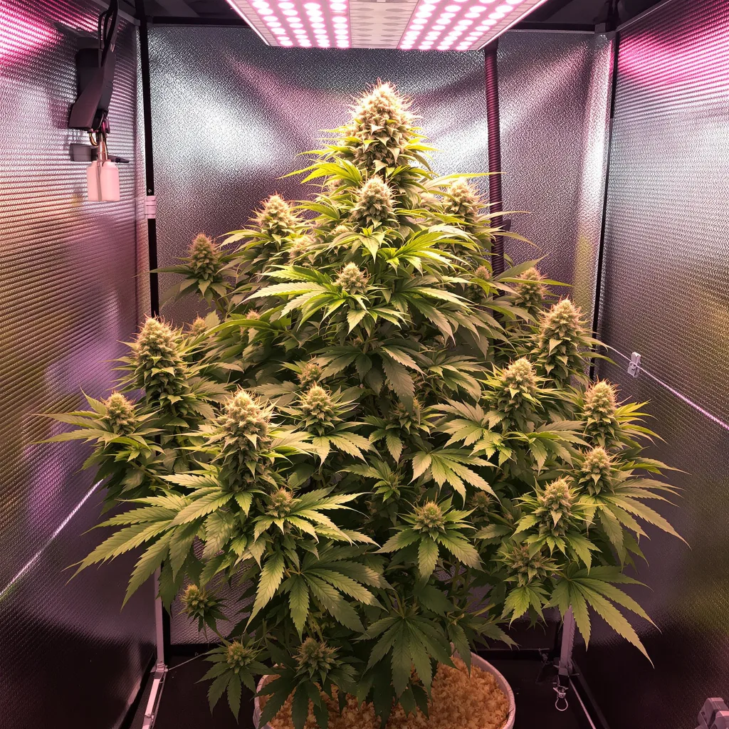 Plante de cannabis Grand Hindu en floraison — 90-130 cm féminisée