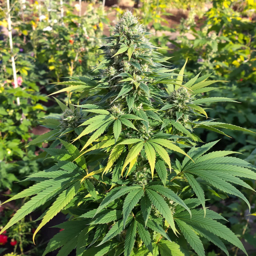 Grape Cookies 71% indica / 29% sativa — fleur avec trichomes visibles