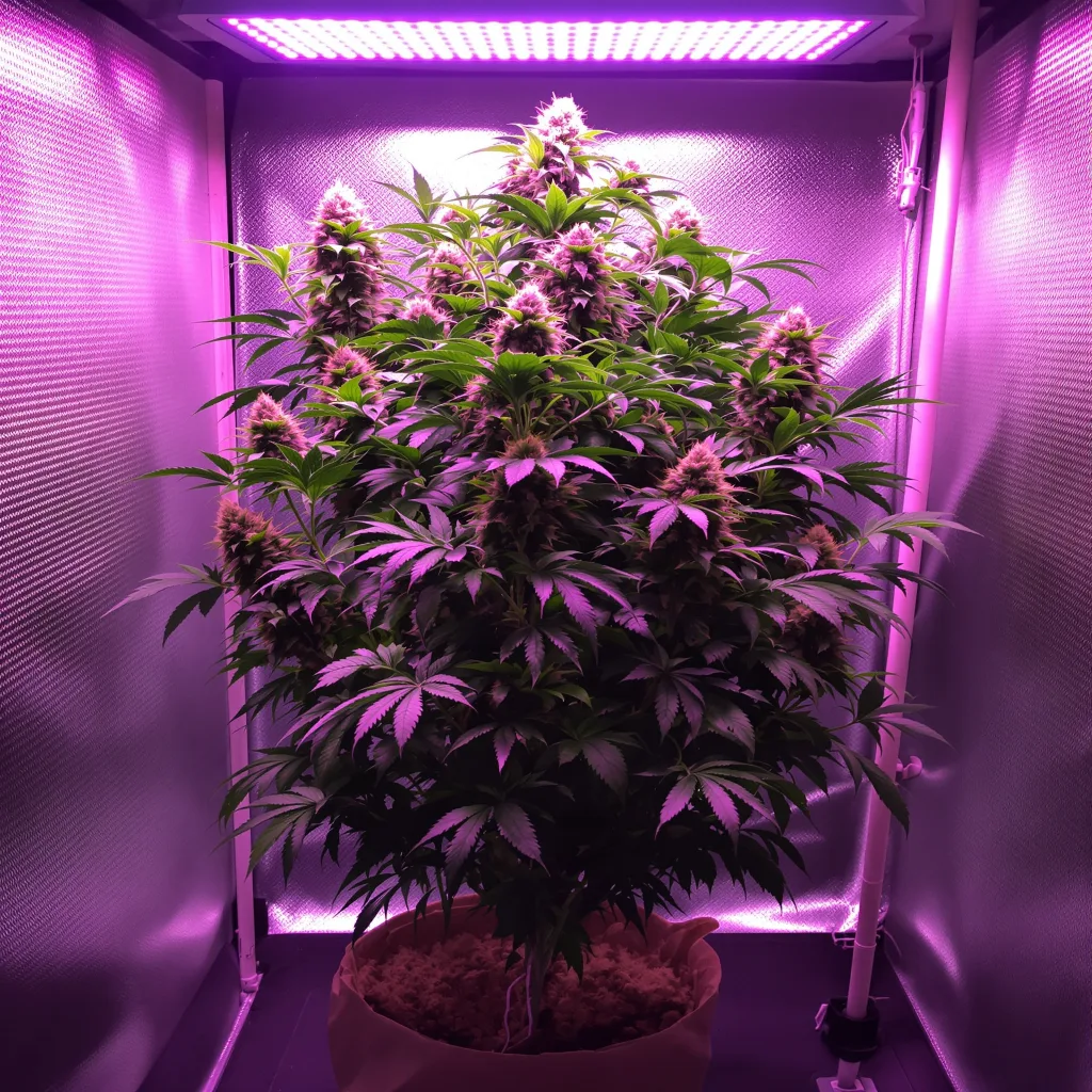 Plante de cannabis Grape Cookies en floraison — 90-130 cm féminisée