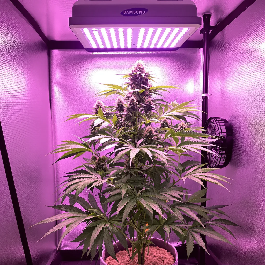 Plante de cannabis Grape Drink en floraison — 90-130 cm féminisée
