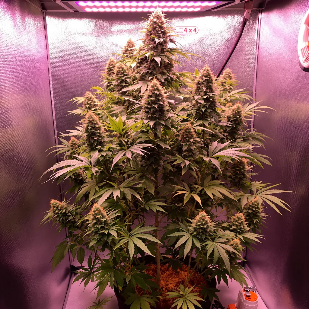 Plante de cannabis Grape Gas en floraison — 120-180 cm féminisée