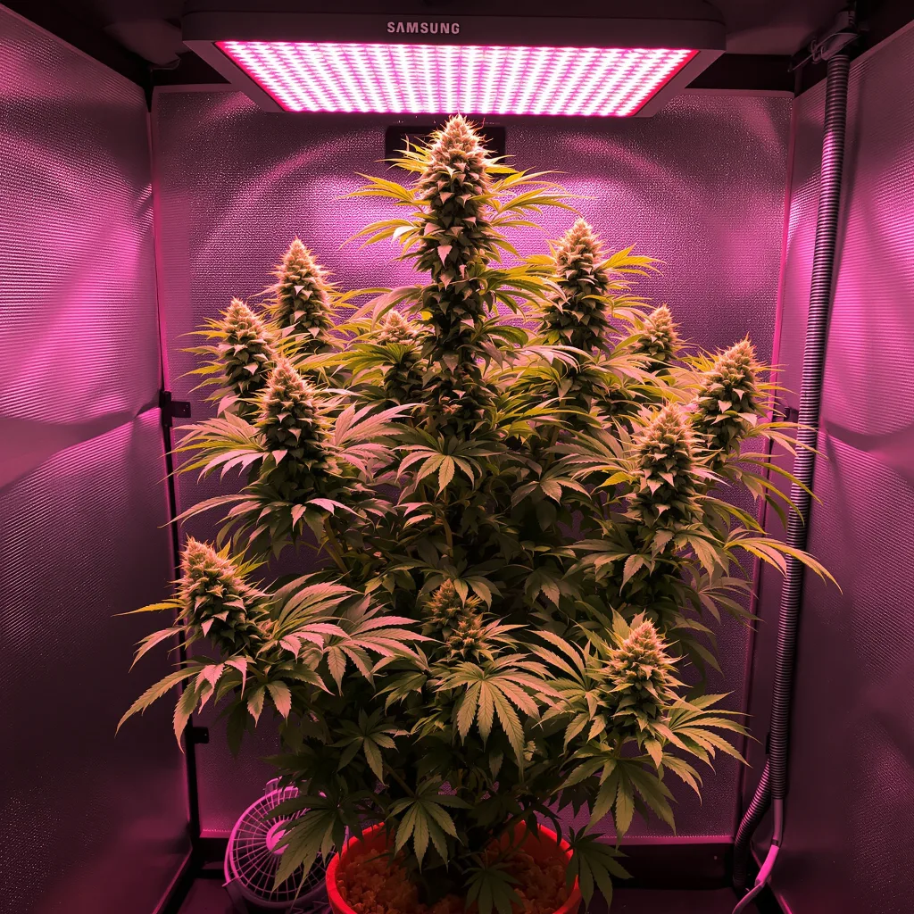 Plante de cannabis Grape Gelato en floraison — 120-180 cm féminisée