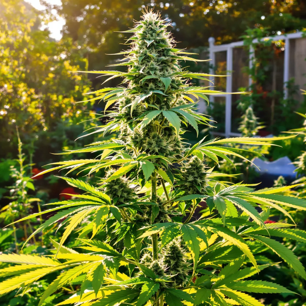 Grape Krush 60% indica / 40% sativa — fleur avec trichomes visibles
