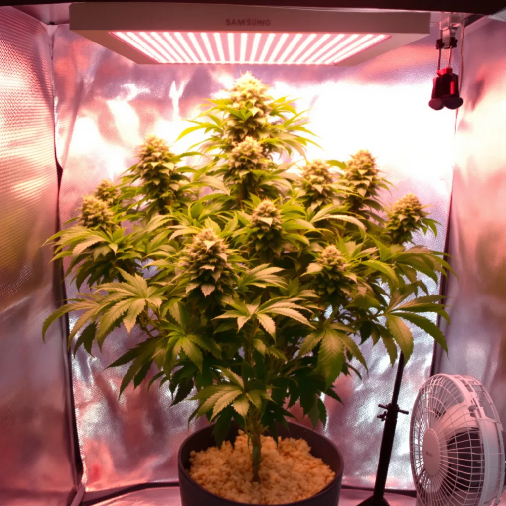 Plante de cannabis Grape Skunk en floraison — 90-130 cm féminisée