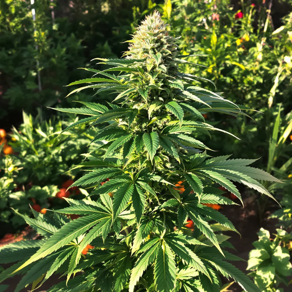 Grape Soda 81% indica / 19% sativa — fleur avec trichomes visibles