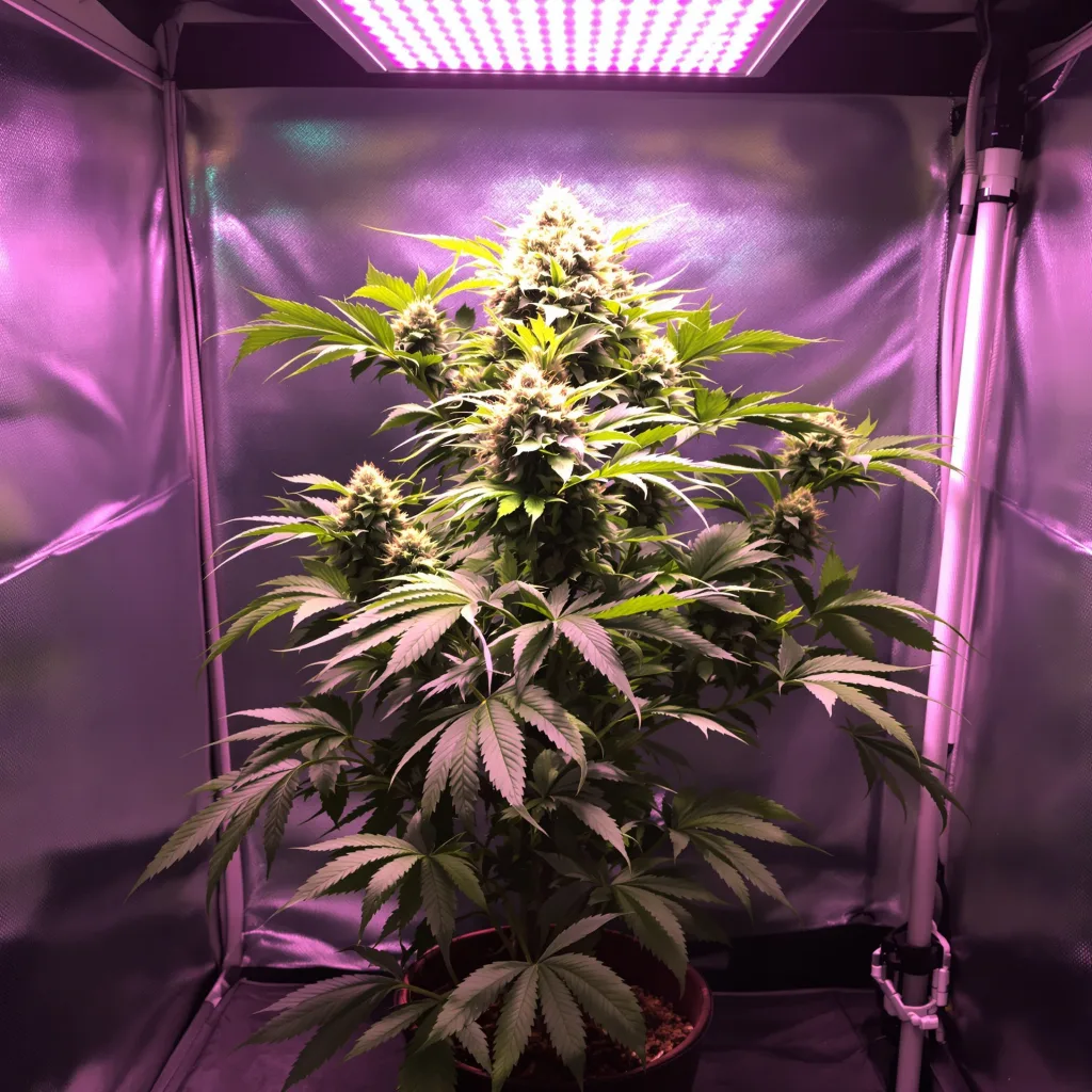 Plante de cannabis Grape Soda en floraison — 90-130 cm féminisée