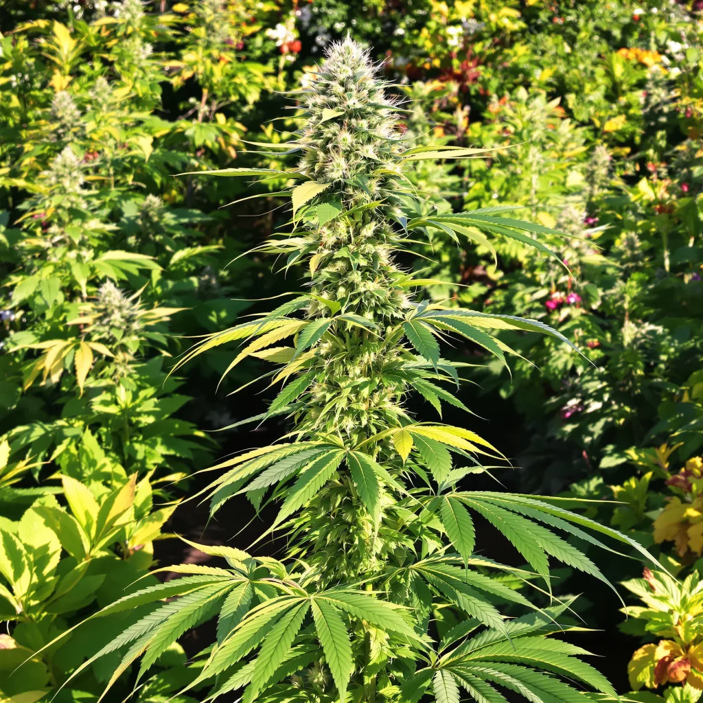 Grapefruit 30% indica / 70% sativa — fleur avec trichomes visibles