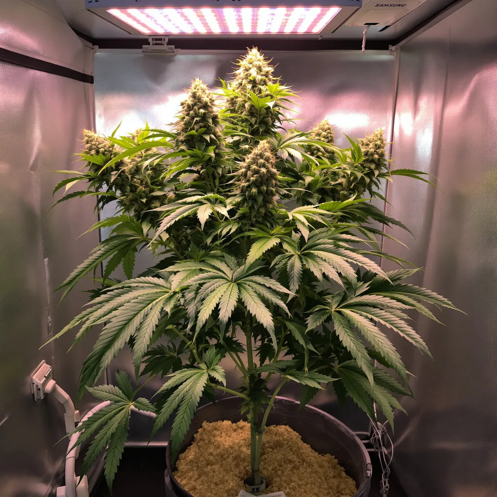 Plante de cannabis Gravity en floraison — 60-100 cm autofloraison
