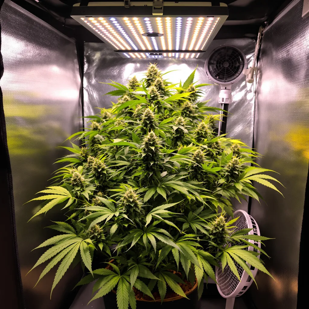 Plante de cannabis Great White Shark en floraison — 90-130 cm féminisée