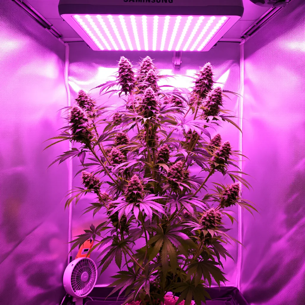 Plante de cannabis Green Avenger en floraison — 120-180 cm féminisée
