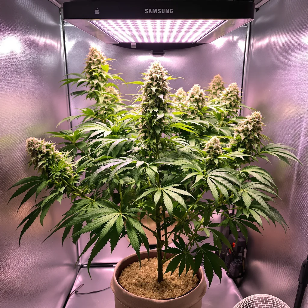 Plante de cannabis Green Crack Punch en floraison — 60-100 cm autofloraison