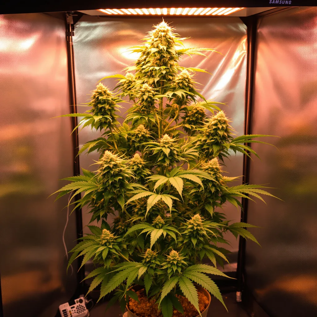 Plante de cannabis Green Goblin en floraison — 120-180 cm féminisée