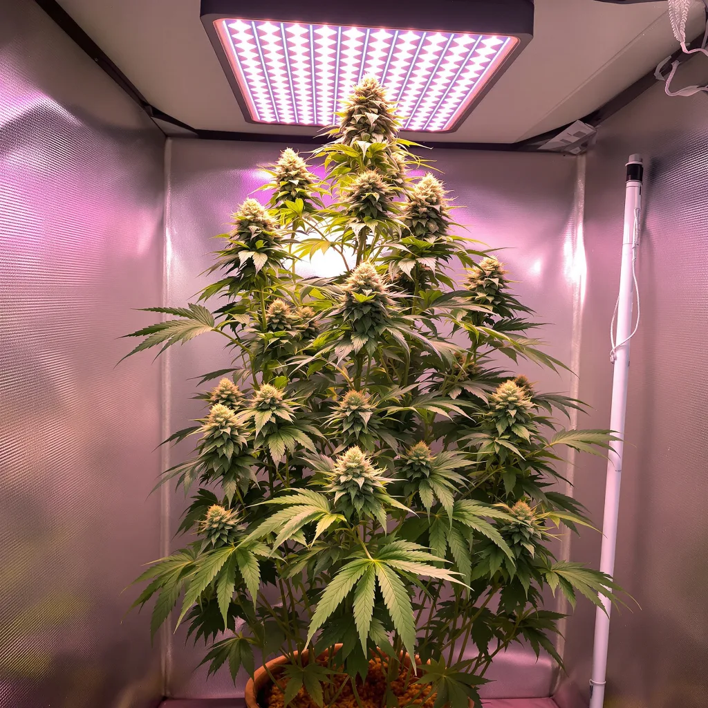 Plante de cannabis Green Kush en floraison — 120-180 cm féminisée