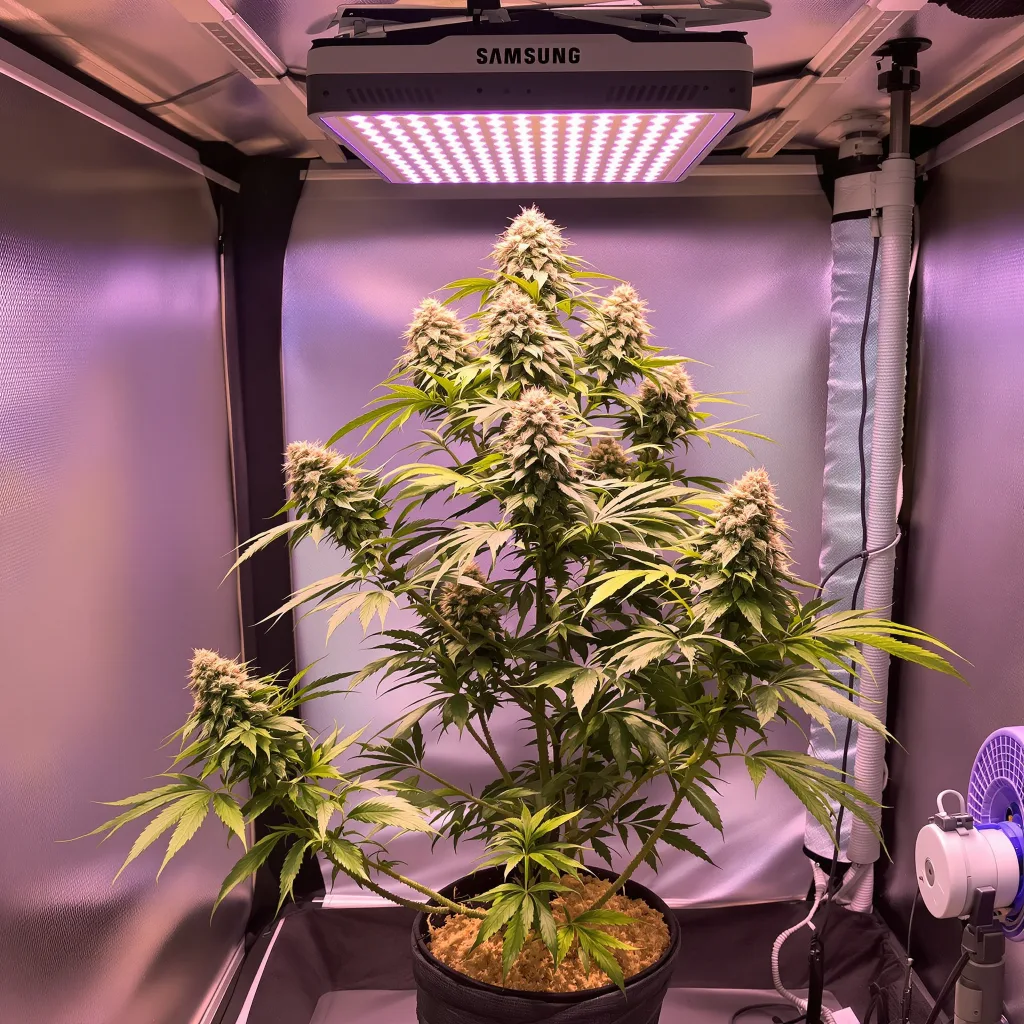 Plante de cannabis Green Line OG en floraison — 60-100 cm autofloraison