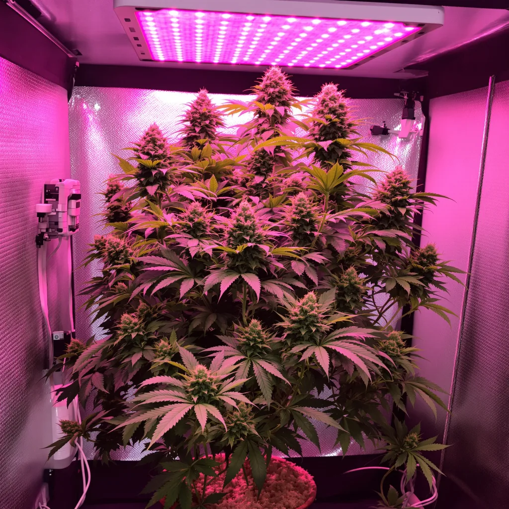 Plante de cannabis Green Poison en floraison — 60-100 cm autofloraison