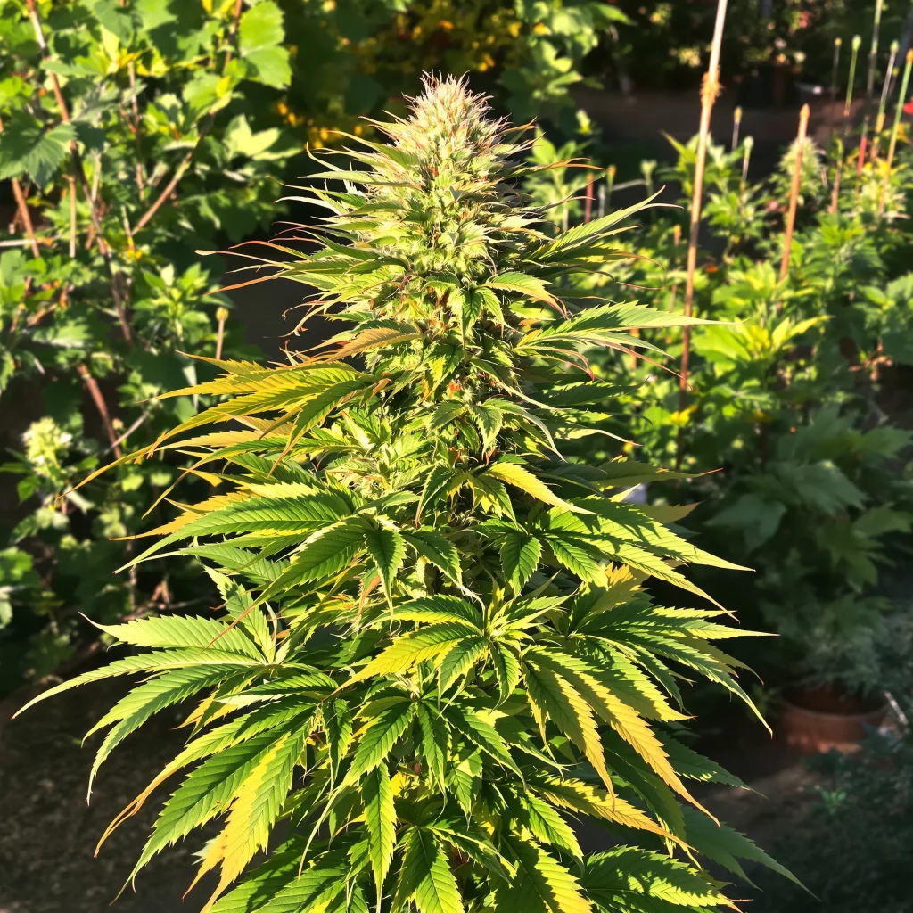 Green Poison 80% indica / 20% sativa — fleur avec trichomes visibles