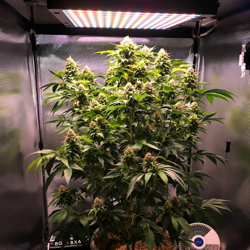 Plante de cannabis Green Queen en floraison — 60-100 cm autofloraison